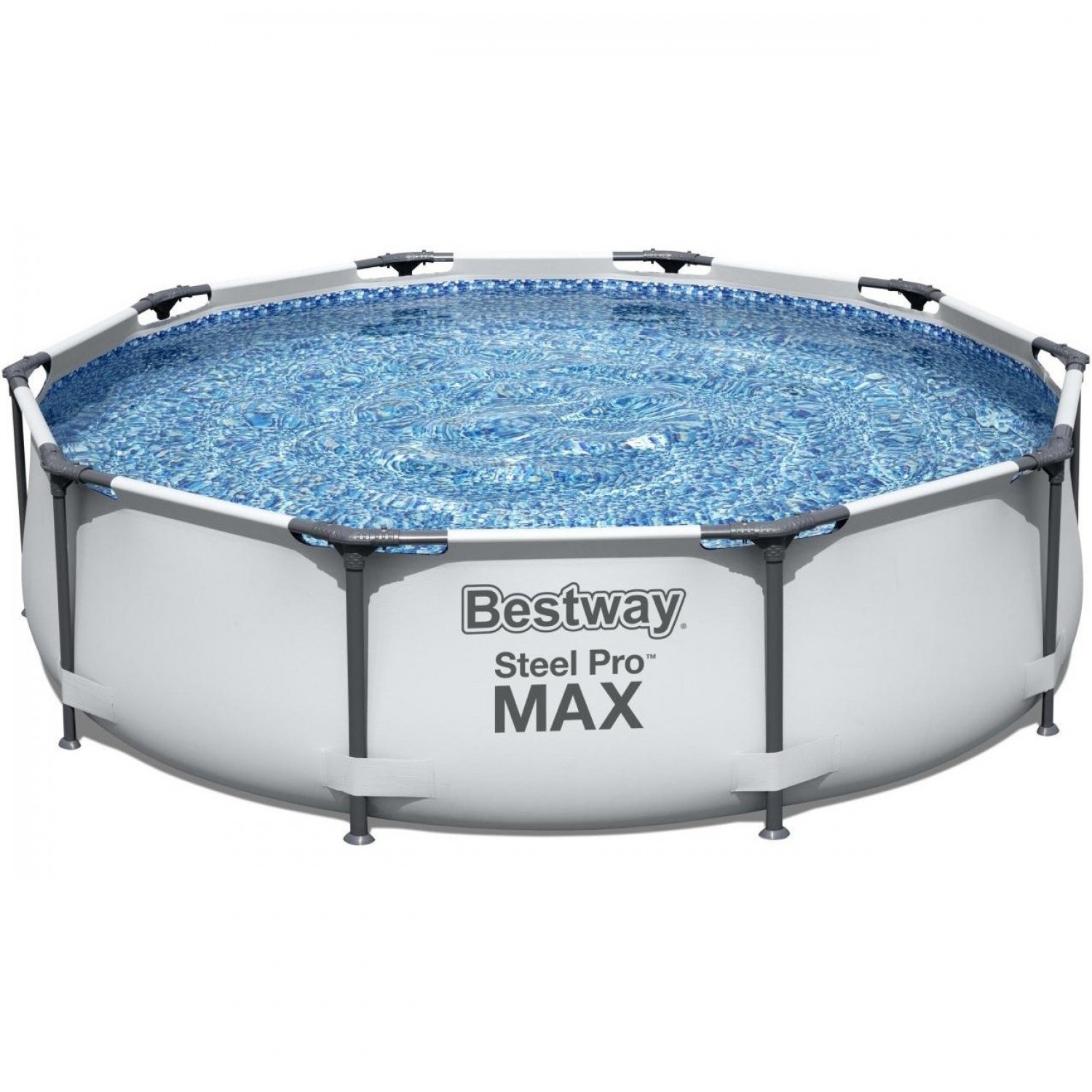 Каркасный бассейн BESTWAY STEEL PRO MAX 305х76см, 4678л + фильтр-насос 1249  л/ч 56408 BW. Купить Каркасный бассейн на Официальном Сайте BESTWAY в  России.