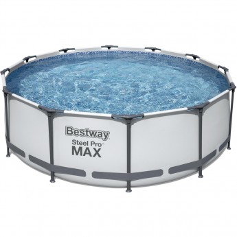 Каркасный бассейн BESTWAY STEEL PRO MAX 366х100см, 9150л + фильтр-насос 2006 л/ч