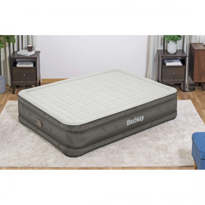 кровать надувная bestway airbed fortech 203х152х46см, арт. 69050