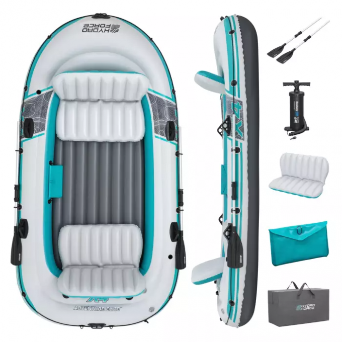 Надувная лодка BESTWAY ADVENTURE ELITE X4 RAFT SET 315х165 см (до 500 кг) 65158 BW Надувная лодка BESTWAY ADVENTURE ELITE X4 RAFT SET 315х165 см (до 500 кг) 65158 BW