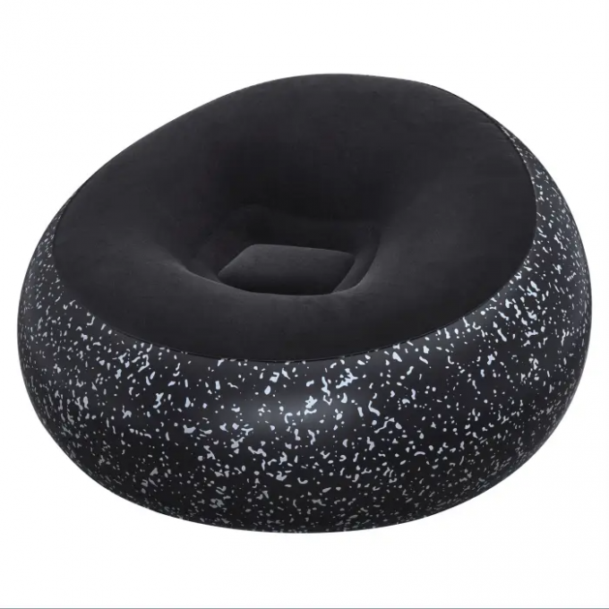 Надувное кресло BESTWAY INFLATE-A-CHAIR 112x112x66см черное 75153 BW