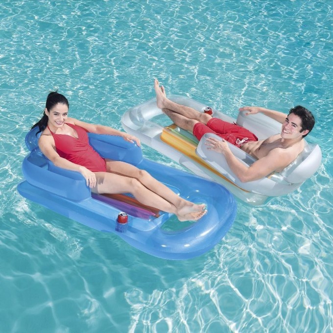 Матрас шезлонг надувной Бествей. Плавающее кресло Inflatable Floating Bed. Шезлонг для плавания Бествей. Надувной матрас для плавания Bestway.