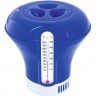 Поплавок-дозатор с термометром BESTWAY, 18.5см, для химии в таблетках, 3 цвета 58209 BW