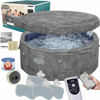 СПА-бассейн BESTWAY CARRARA AIRJET 6001V BW150/170х65см  850л