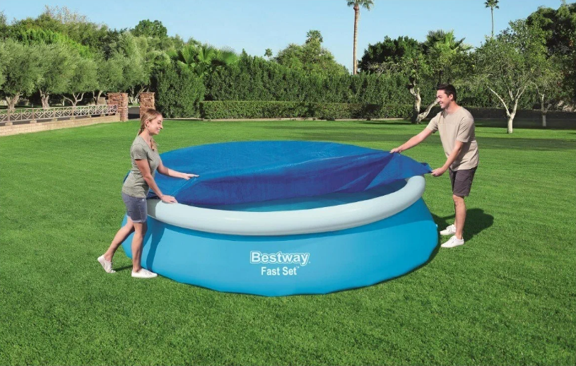 Обзор Bestway Fast Set. Бассейны с надувным верхом и наземным размещением